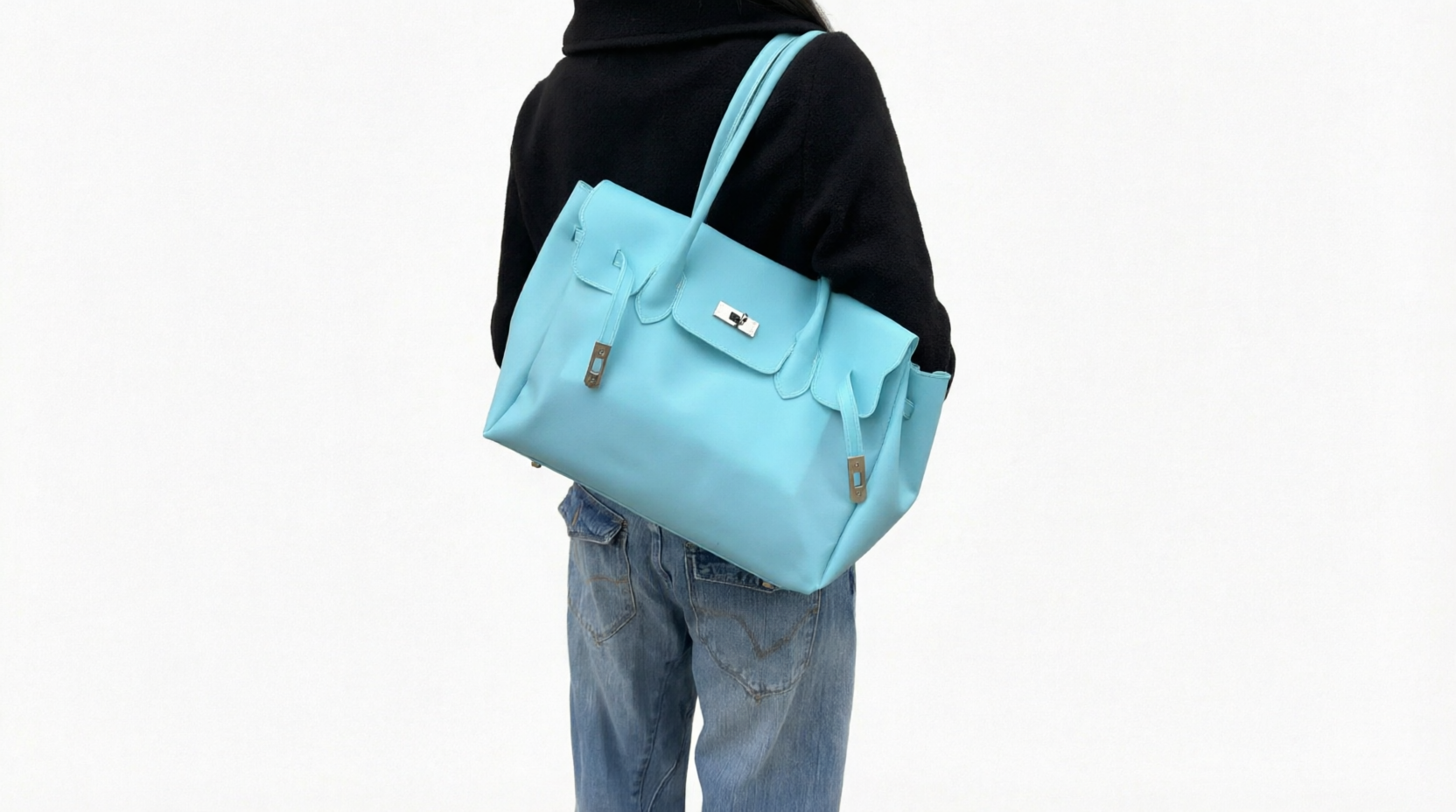 Jellyyy Clásico Blue — Bolso Jelly Firkin