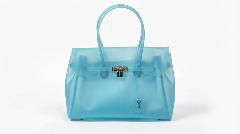 Jellyyy Clear Blue — Bolso Jelly Firkin Transparente
