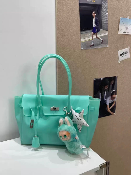 Jellyyy Clásico Aqua — Bolso Jelly Firkin