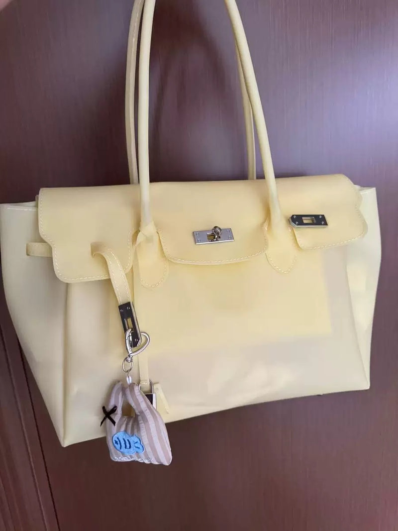 Jellyyy Clásico Light Yellow — Bolso Jelly Firkin