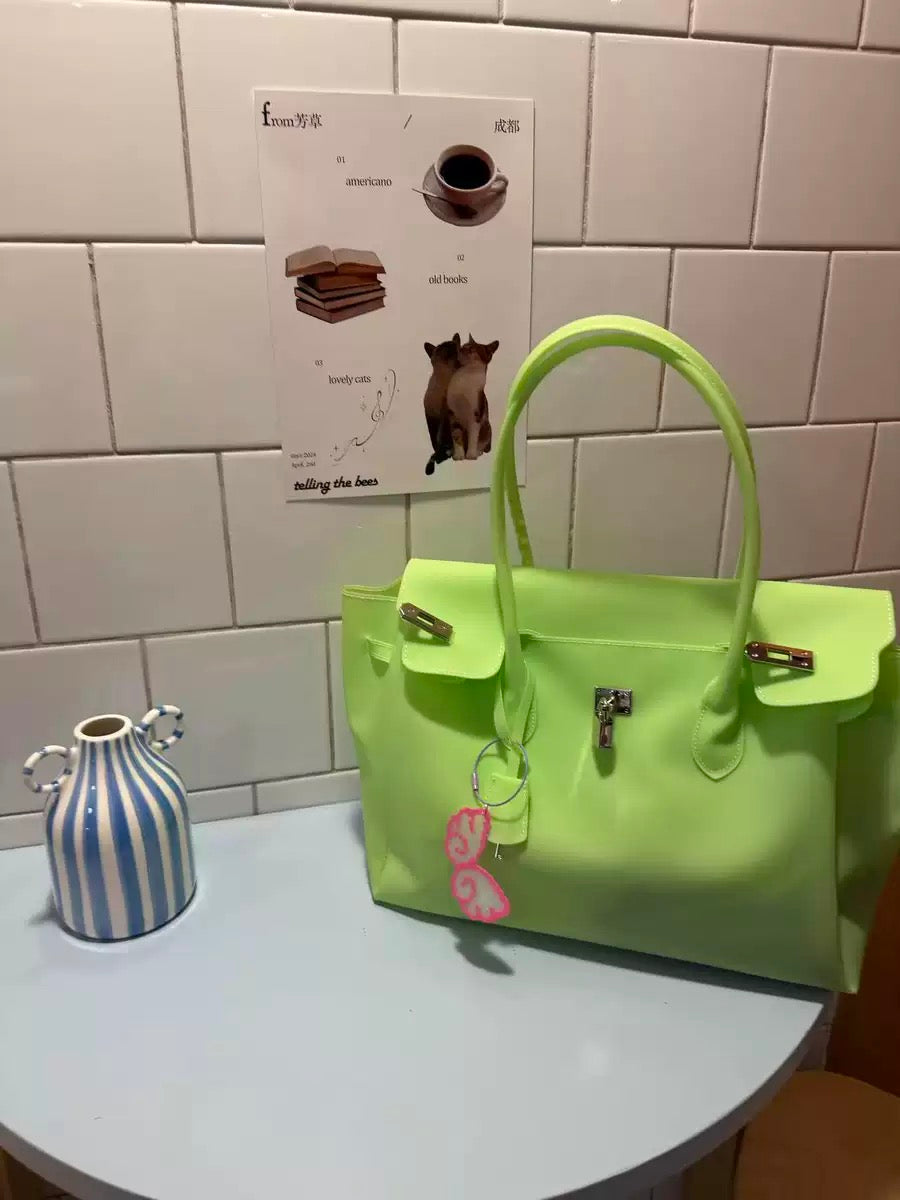 Jellyyy Clásico Green — Bolso Jelly Firkin