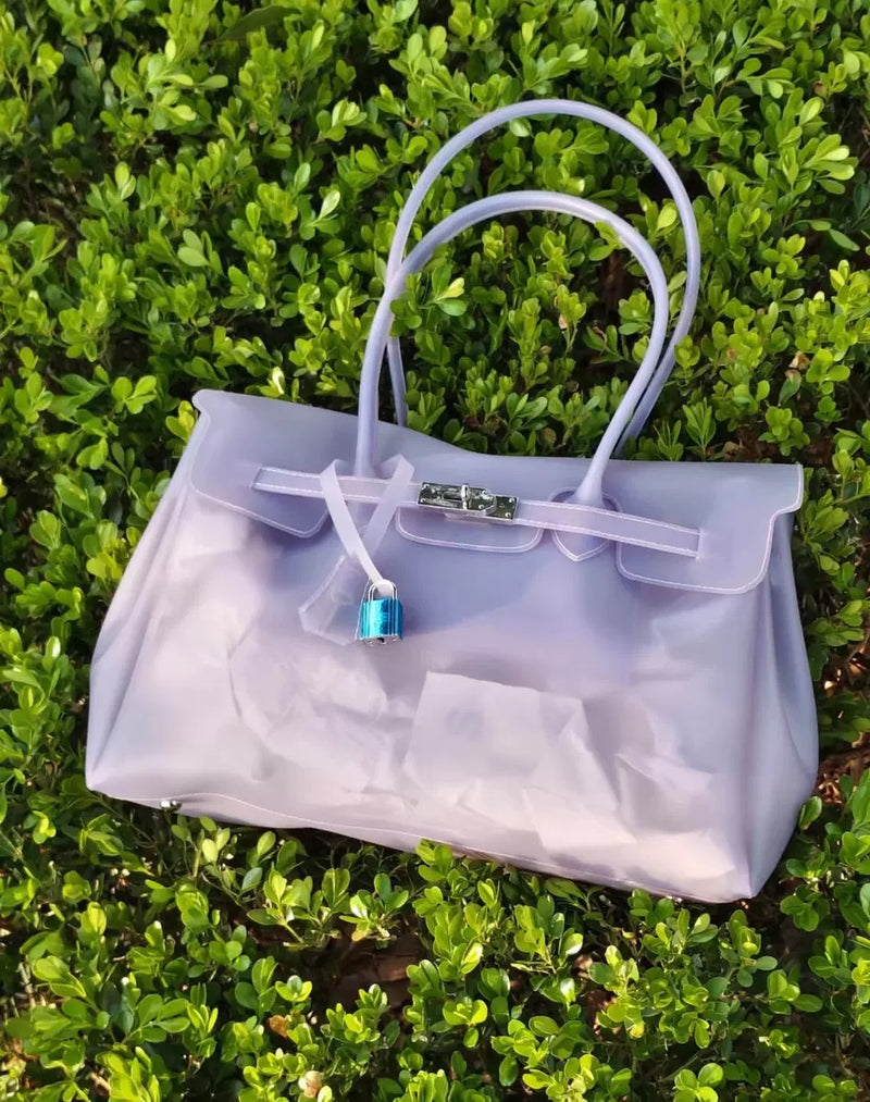 Jellyyy Clear Purple — Bolso Jelly Firkin Transparente