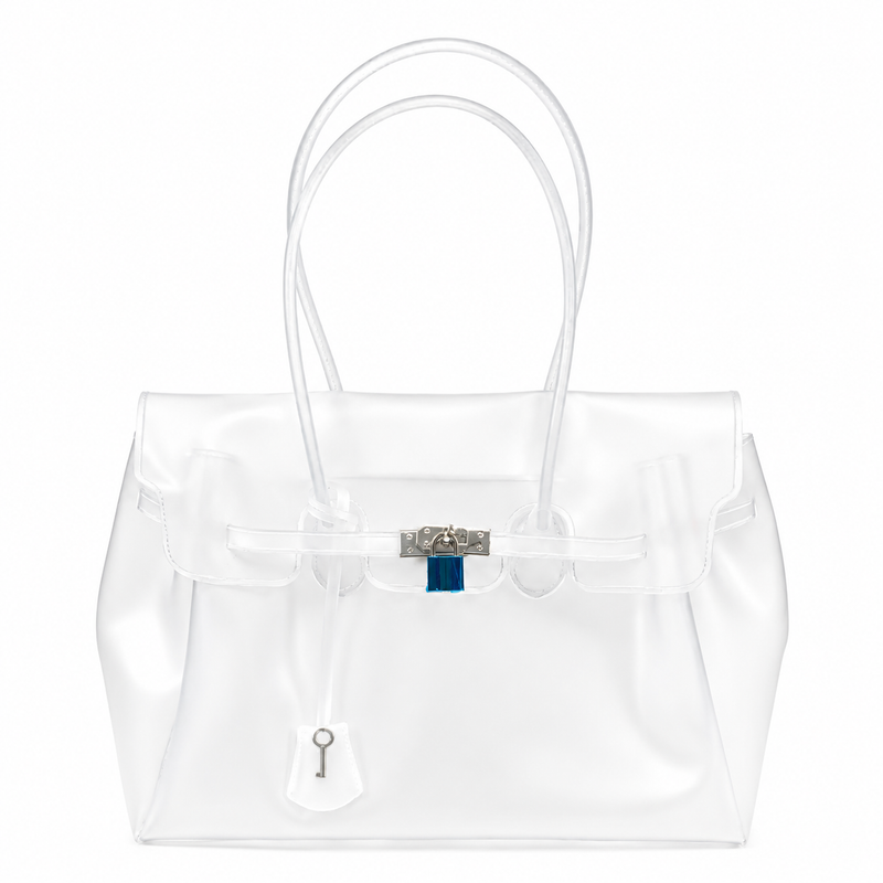 Jellyyy Clear White — Bolso Jelly Firkin Transparente